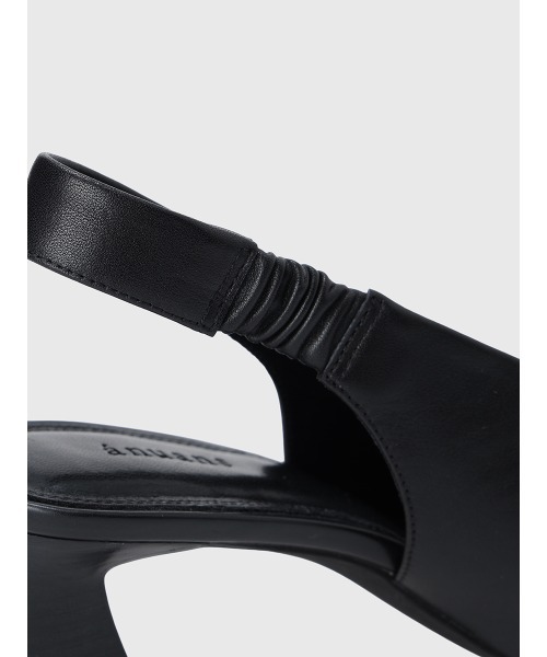 アニュアンス anuans メッシュスリングバックパンプス （BLACK）S アニュアンス anuans メッシュスリングバックパンプス （BLACK