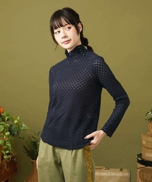 Jocomomola（ホコモモラ）の「アイレットレースカットソー（Tシャツ/カットソー）」