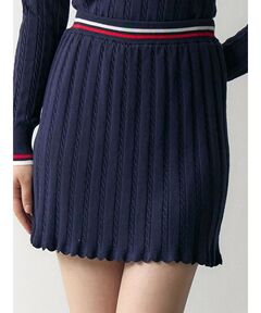 アキラナカ スカート AKIRA NAKA】《STUDIOUS別注》KNIT SKIRT（スカート