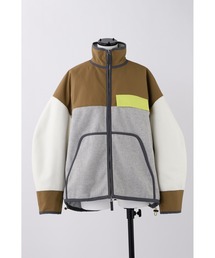 【美品】ナゴンスタンス　ジャケット　グレー nagonstans｜ナゴンスタンスのブルゾン（グレー/灰色系・フード