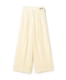 トゥモローランドパンツ ホワイト ナチュラル系 TOMORROWLAND｜トゥモローランドのその他パンツ（ホワイト/白色