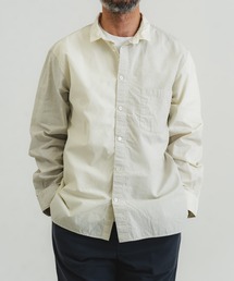 quadro（クオドロ）の「コットンペーパーブロードワッシャールーズレギュラーシャツ（シャツ/ブラウス）」