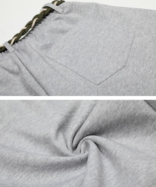 mushwear(マッシュウェア)の「ロープチェーン付き ワイドスウェットパンツ(スウェットパンツ・メンズ・グレー/ブラック・SMALL/MEDIUM/LARGE/X-LARGE)」の12枚目の写真