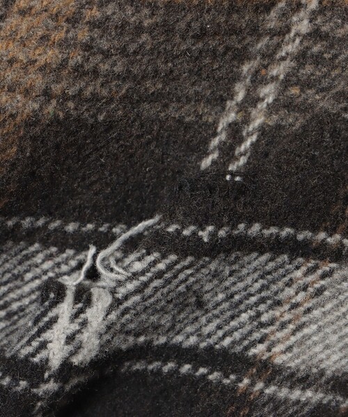 BEAMS HEART（ビームスハート）の「フェード ダメージ ネルシャツ【ユニセックス】（シャツ/ブラウス・メンズ・ブラウン/ブラック・SMALL/MEDIUM/LARGE）」の15枚目の写真