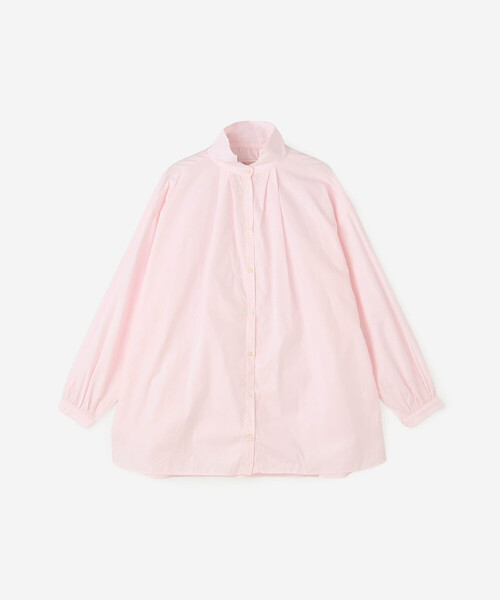 GALLEGO DESPORTES(ギャレゴデスポート)の「GALLEGO DESPORTES | コットン デザインカラー長袖シャツ WOMEN(シャツ/ブラウス・レディース・ピンク系その他・S)」の3枚目の写真