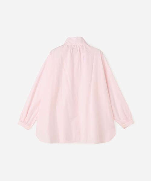 GALLEGO DESPORTES(ギャレゴデスポート)の「GALLEGO DESPORTES | コットン デザインカラー長袖シャツ WOMEN(シャツ/ブラウス・レディース・ピンク系その他・S)」の4枚目の写真