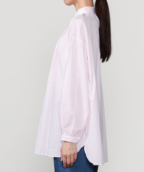 GALLEGO DESPORTES(ギャレゴデスポート)の「GALLEGO DESPORTES | コットン デザインカラー長袖シャツ WOMEN(シャツ/ブラウス・レディース・ピンク系その他・S)」の9枚目の写真