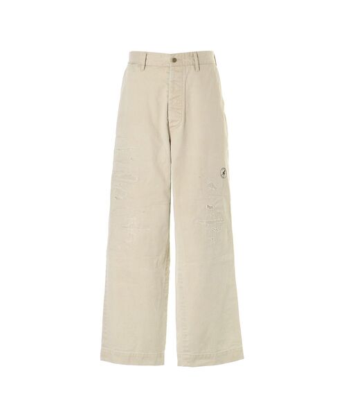 HYSTERIC GLAMOUR(ヒステリックグラマー)の「WOMAN ON SKULL STAMP チノパンツ(その他パンツ・メンズ・ブラック/ベージュ・SMALL/MEDIUM/LARGE)」の1枚目の写真