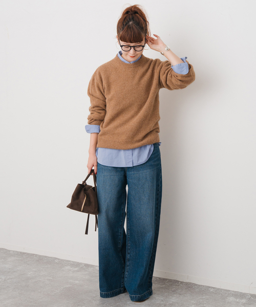 【Spick &amp; Span 】50コットンコンパクトシャツ 50コットンコンパクトシャツ（シャツ/ブラウス）｜Spick & Span