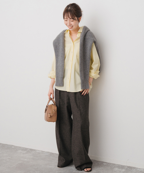 【Spick &amp; Span 】50コットンコンパクトシャツ 50コットンコンパクトシャツ（シャツ/ブラウス）｜Spick & Span
