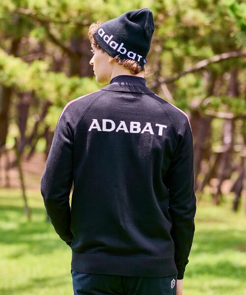 adabat（アダバット）の「【新レーベル ADABAT NAVY】スリーブラインセミモックニット（ニット/セーター・メンズ・ネイビー/ブラック/チャコールグレー・50/48/46）」の4枚目の写真