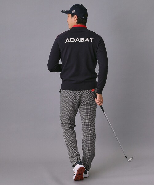 adabat（アダバット）の「【新レーベル ADABAT NAVY】スリーブラインセミモックニット（ニット/セーター・メンズ・ネイビー/ブラック/チャコールグレー・50/48/46）」の12枚目の写真