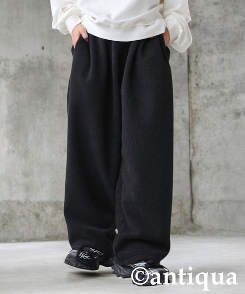 antiqua(アンティカ)の「プードルパンツ(その他パンツ・レディース・ブラック/グレー・P/R)」の8枚目の写真