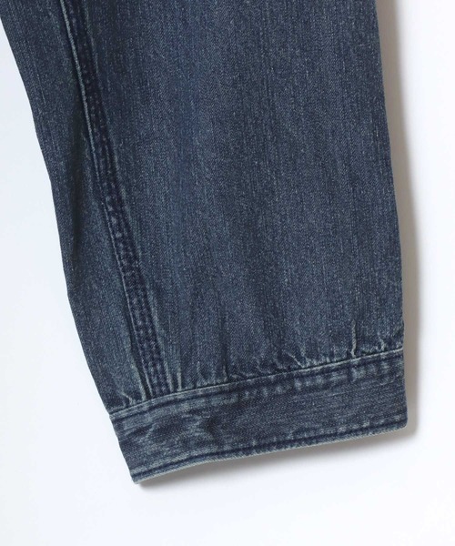 HOUSTON(ヒューストン)の「HOUSTON/ヒューストン Denim Zip Work Jacket/オーバーサイズ デニム 襟コーデュロイ ワークジャケット/ハンティングジャケット/ブルゾン/レディース メンズ(デニムジャケット・メンズ・ワンウォッシュ/ライトインディゴブルー/インディゴブルー・M/L/XL)」の18枚目の写真