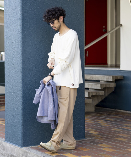 RED KAP（レッドキャップ）の「RED KAP/レッドキャップ 別注 サーマル ヘンリーネック ロングスリーブ Tシャツ（Tシャツ/カットソー・メンズ・チャコールグレー/ブラック/ホワイト/オリーブ・MEDIUM/SMALL/LARGE）」の8枚目の写真