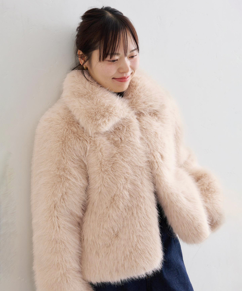 HAVELESS/ハブレス HAILEE FAIUX FUR JACKET（その他アウター）｜U by