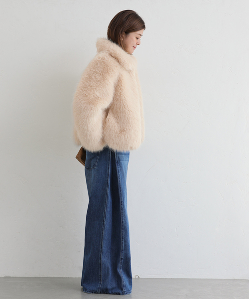 U by SPICK&SPAN(ユーバイスピックアンドスパン)の「HAVELESS/ハブレス HAILEE FAIUX FUR JACKET(その他アウター・レディース・ベージュ系その他・SMALL)」の20枚目の写真