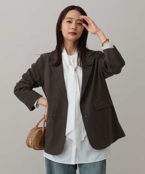 セール】MATINEE LINE/ツイルストレッチ/シングルテーラードジャケット