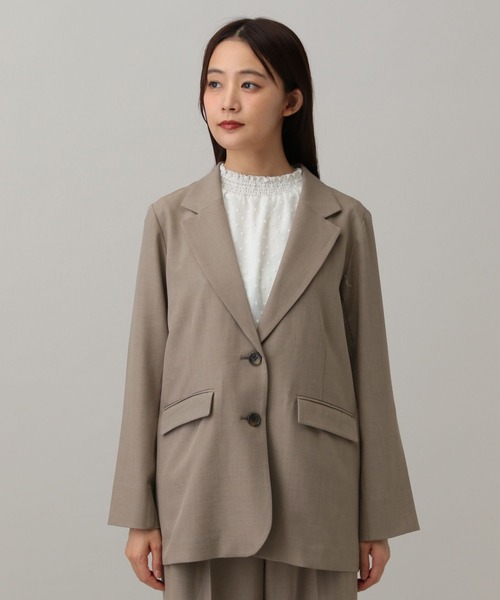セール】MATINEE LINE/ツイルストレッチ/シングルテーラードジャケット