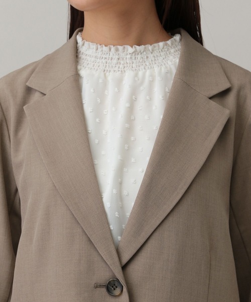 セール】MATINEE LINE/ツイルストレッチ/シングルテーラードジャケット