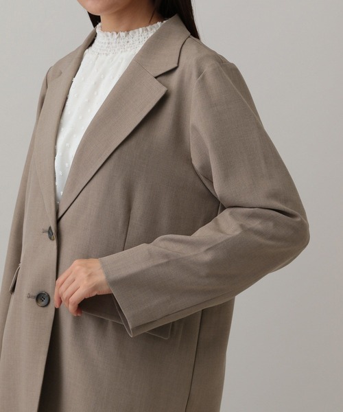 セール】MATINEE LINE/ツイルストレッチ/シングルテーラードジャケット