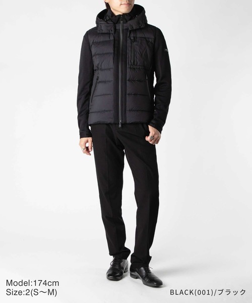 TATRAS（タトラス）の「TATRAS TARO DOWN JACKET タトラス タロ ライトダウンジャケット（ダウンジャケット/コート・メンズ・ブラック/ネイビー・3/4）」の3枚目の写真