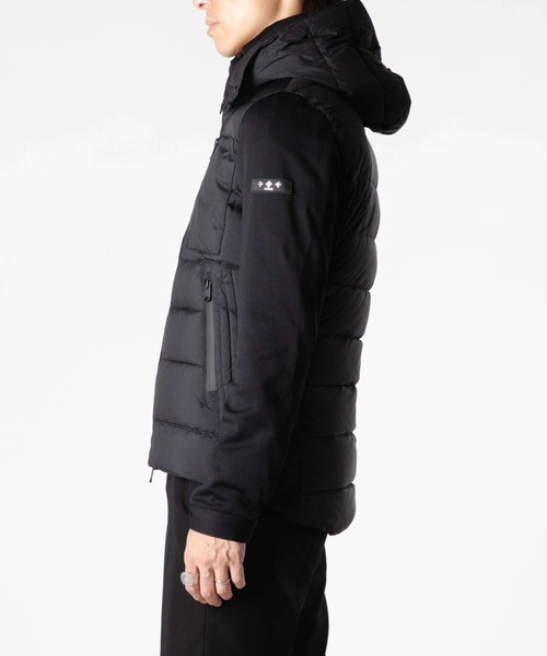 TATRAS（タトラス）の「TATRAS TARO DOWN JACKET タトラス タロ ライトダウンジャケット（ダウンジャケット/コート・メンズ・ブラック/ネイビー・3/4）」の5枚目の写真