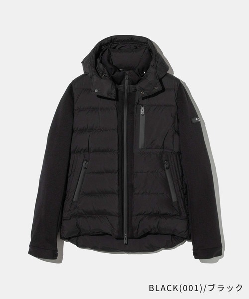 TATRAS（タトラス）の「TATRAS TARO DOWN JACKET タトラス タロ ライトダウンジャケット（ダウンジャケット/コート・メンズ・ブラック/ネイビー・3/4）」の4枚目の写真