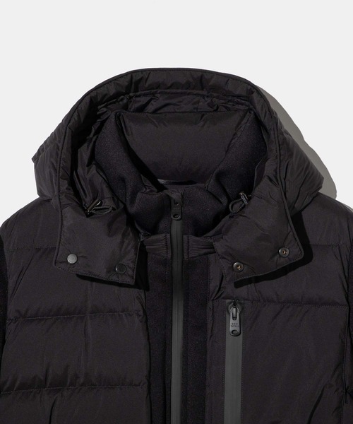 TATRAS（タトラス）の「TATRAS TARO DOWN JACKET タトラス タロ ライトダウンジャケット（ダウンジャケット/コート・メンズ・ブラック/ネイビー・3/4）」の6枚目の写真