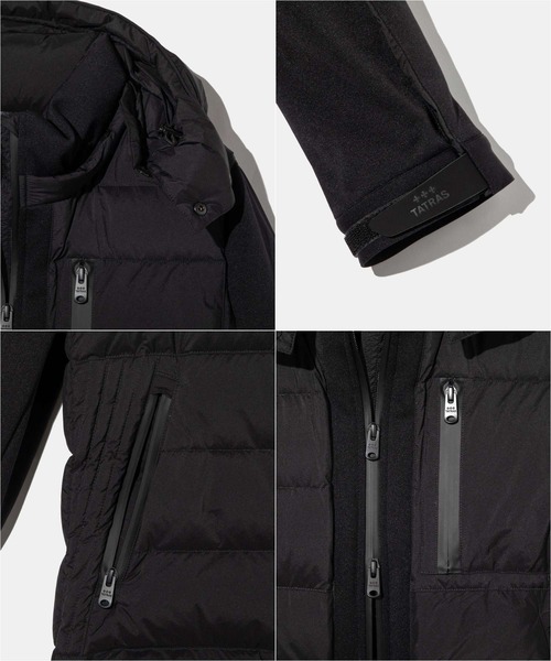 TATRAS（タトラス）の「TATRAS TARO DOWN JACKET タトラス タロ ライトダウンジャケット（ダウンジャケット/コート・メンズ・ブラック/ネイビー・3/4）」の11枚目の写真