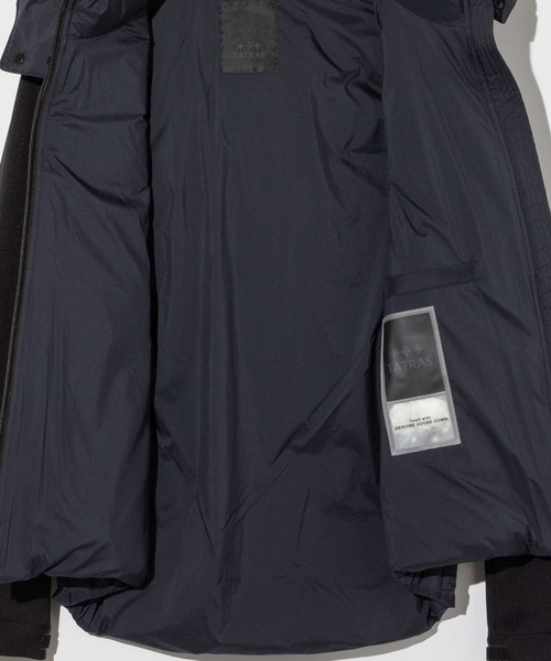 TATRAS（タトラス）の「TATRAS TARO DOWN JACKET タトラス タロ ライトダウンジャケット（ダウンジャケット/コート・メンズ・ブラック/ネイビー・3/4）」の12枚目の写真