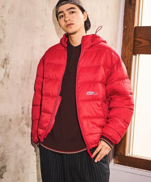 niko and...（ニコアンド）の「ショート中綿フードブルゾン（ブルゾン・メンズ・レッド/グリーン/ブラック・MEDIUM/LARGE）」の3枚目の写真