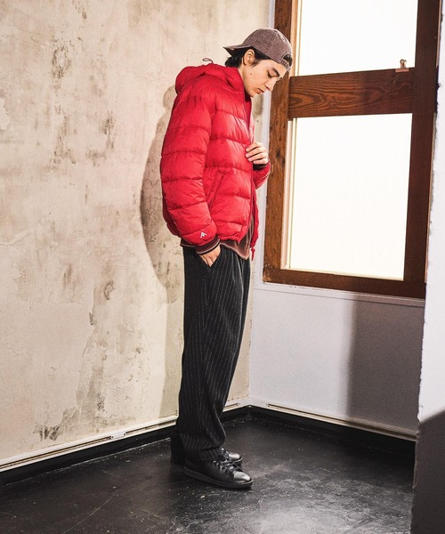 niko and...（ニコアンド）の「ショート中綿フードブルゾン（ブルゾン・メンズ・レッド/グリーン/ブラック・MEDIUM/LARGE）」の10枚目の写真