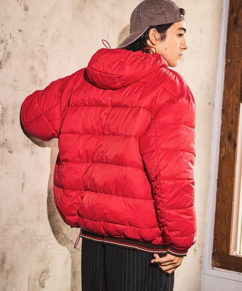 niko and...（ニコアンド）の「ショート中綿フードブルゾン（ブルゾン・メンズ・レッド/グリーン/ブラック・MEDIUM/LARGE）」の13枚目の写真