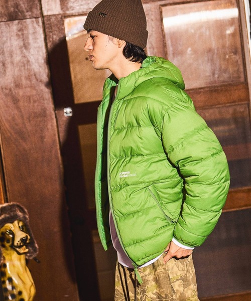 niko and...（ニコアンド）の「ショート中綿フードブルゾン（ブルゾン・メンズ・レッド/グリーン/ブラック・MEDIUM/LARGE）」の17枚目の写真