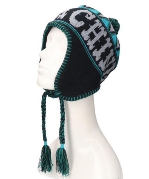 TOY MACHINE(トイ マシーン)の「TOY MACHINE/トイマシーン ビーニー TMC EARFLAP BEANIE 254045004(ニットキャップ/ビーニー・メンズ・ブラック/ブラウン・FREE)」の8枚目の写真