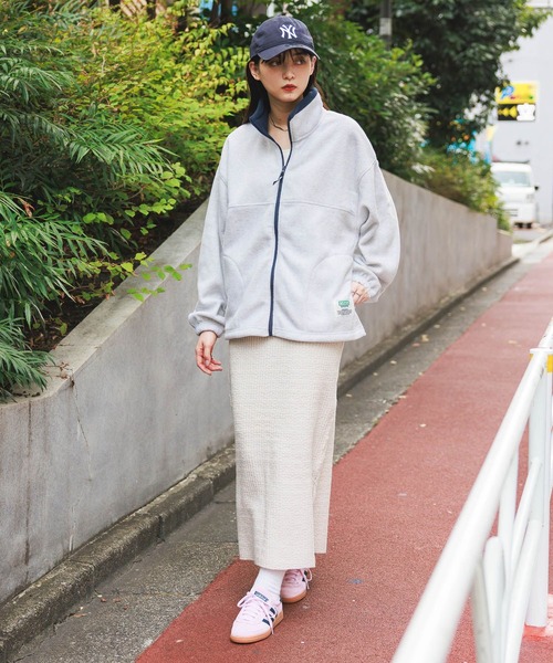 DISCUS ATHLETIC（ディスカス　アスレチック）の「＜DISCUS/ディスカス＞フリースZIPジャケット（スウェット・レディース・ライトブルー/ネイビー/ダークグレー/その他4・MEDIUM/LARGE/X-LARGE）」の20枚目の写真