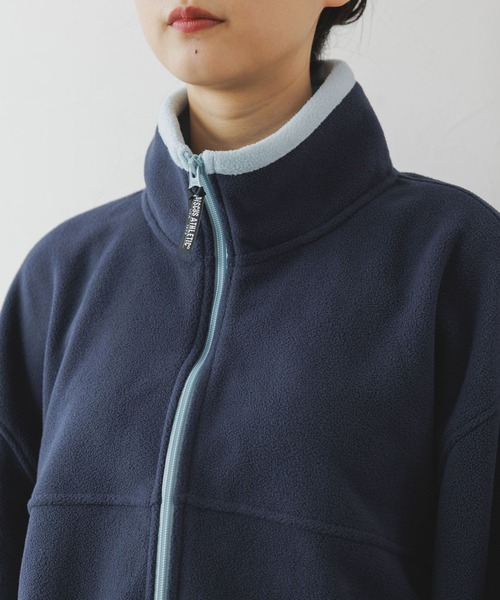 DISCUS ATHLETIC（ディスカス　アスレチック）の「＜DISCUS/ディスカス＞フリースZIPジャケット（スウェット・レディース・ライトブルー/ネイビー/ダークグレー/その他4・MEDIUM/LARGE/X-LARGE）」の10枚目の写真