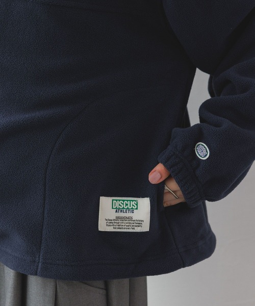 DISCUS ATHLETIC（ディスカス　アスレチック）の「＜DISCUS/ディスカス＞フリースZIPジャケット（スウェット・レディース・ライトブルー/ネイビー/ダークグレー/その他4・MEDIUM/LARGE/X-LARGE）」の14枚目の写真