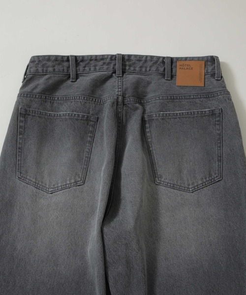 セール】｢HOTEL PALACE｣ フェードデニム ルーズシルエットパンツ