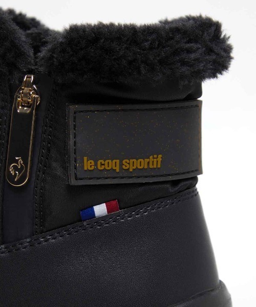 le coq sportif(ルコックスポルティフ)の「LCS ラルシュ IV ショート(防滑設計/透湿設計)(ブーツ・レディース・ブラック×ゴールド・23.0cm/24.0cm/25.0cm)」の9枚目の写真