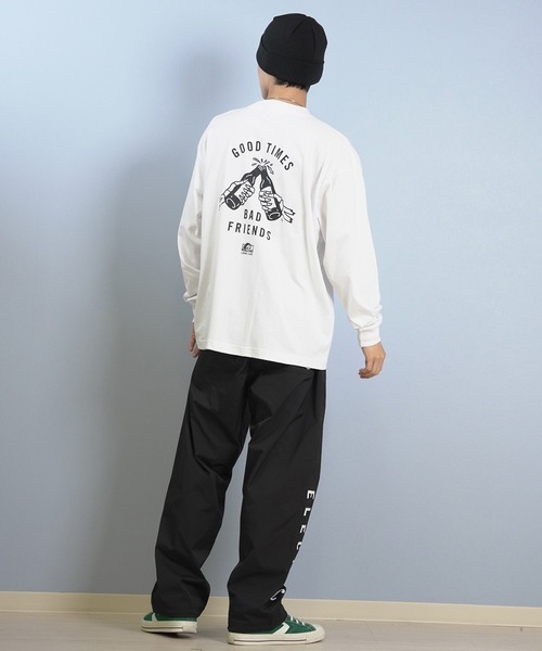 LURKING CLASS(ラーキングクラス)の「LURKING CLASS/ラーキングクラス 長袖 Tシャツ ロンT バックプリント オーバーサイズ GOOD TIMES L/S TEE ST25FTM01(Tシャツ/カットソー・メンズ・ブラック/ホワイト・L/M/XL)」の14枚目の写真