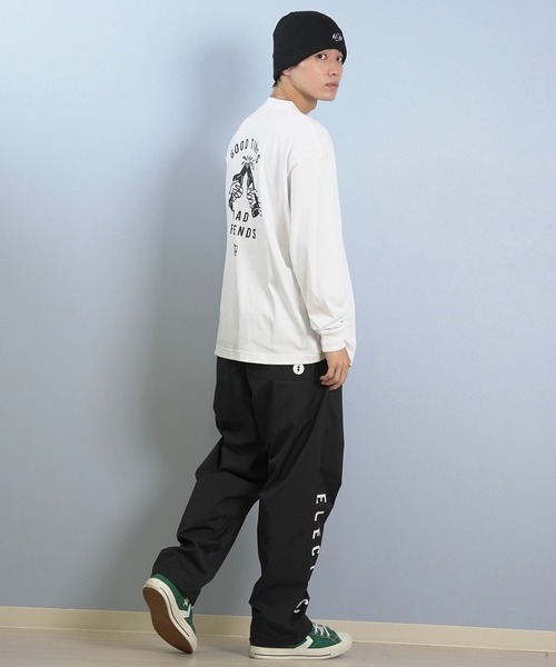 LURKING CLASS(ラーキングクラス)の「LURKING CLASS/ラーキングクラス 長袖 Tシャツ ロンT バックプリント オーバーサイズ GOOD TIMES L/S TEE ST25FTM01(Tシャツ/カットソー・メンズ・ブラック/ホワイト・L/M/XL)」の3枚目の写真