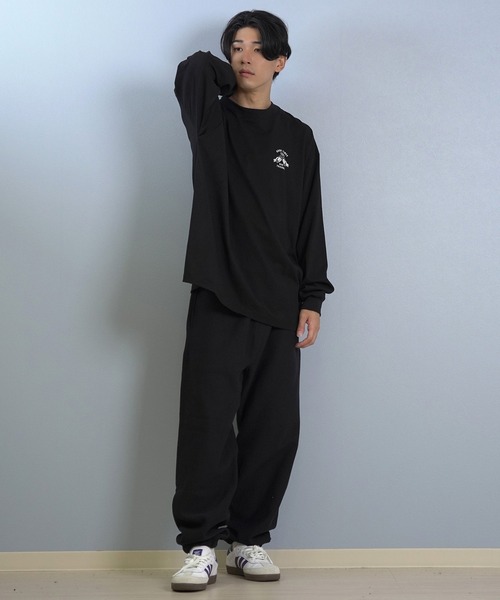 LURKING CLASS(ラーキングクラス)の「LURKING CLASS/ラーキングクラス 長袖 Tシャツ ロンT バックプリント オーバーサイズ GOOD TIMES L/S TEE ST25FTM01(Tシャツ/カットソー・メンズ・ブラック/ホワイト・L/M/XL)」の6枚目の写真