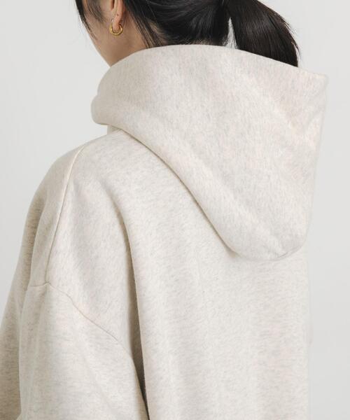 EKAL(エカル)の「ボタニルプライム裏起毛ZIPパーカー(パーカー・レディース・ホワイト系その他/ブラック・ONE)」の11枚目の写真