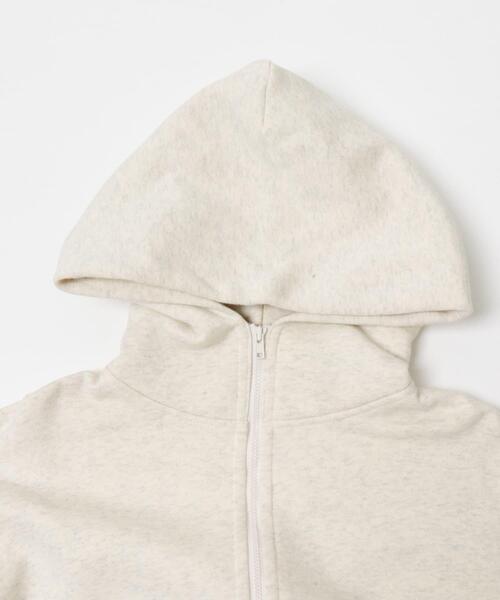 EKAL(エカル)の「ボタニルプライム裏起毛ZIPパーカー(パーカー・レディース・ホワイト系その他/ブラック・ONE)」の14枚目の写真