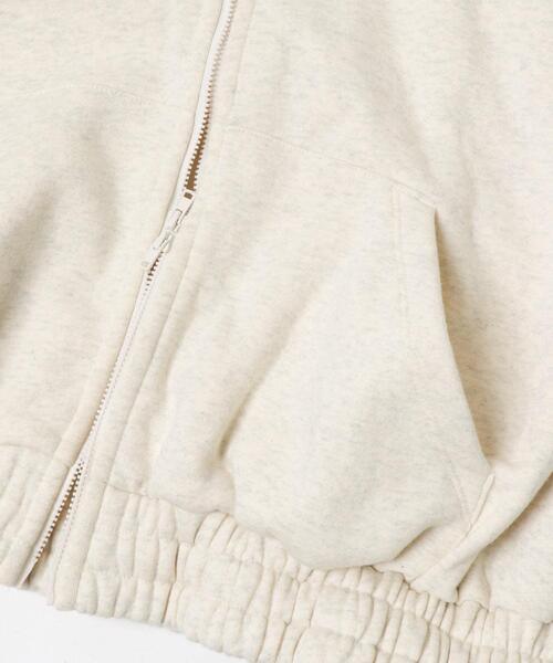 EKAL(エカル)の「ボタニルプライム裏起毛ZIPパーカー(パーカー・レディース・ホワイト系その他/ブラック・ONE)」の15枚目の写真
