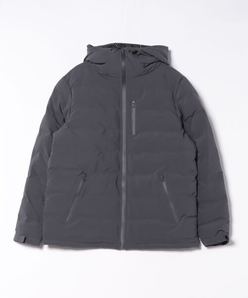 ８(eight)（エイト）の「ダウン混シームレスジャケット（ダウンジャケット/コート・メンズ・チャコールグレー/ブラック/ネイビー・SMALL/MEDIUM/LARGE/XX-LARGE/X-LARGE）」の2枚目の写真