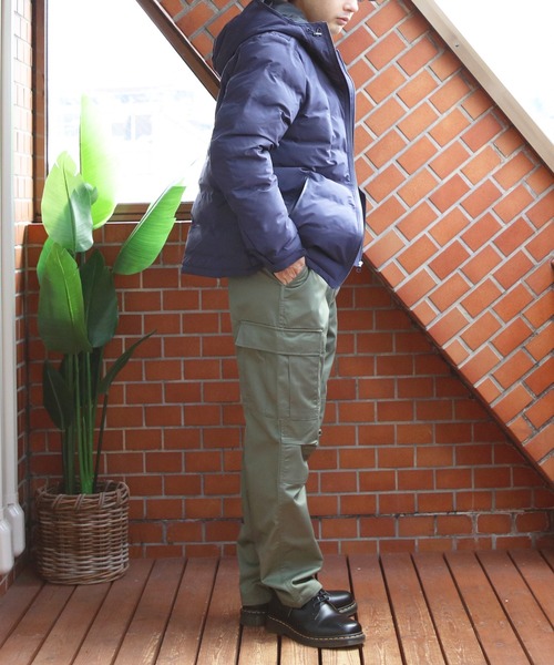 ８(eight)（エイト）の「ダウン混シームレスジャケット（ダウンジャケット/コート・メンズ・チャコールグレー/ブラック/ネイビー・SMALL/MEDIUM/LARGE/XX-LARGE/X-LARGE）」の9枚目の写真