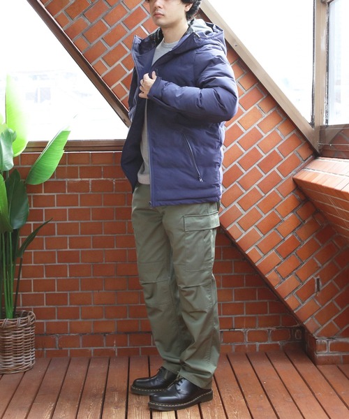 ８(eight)（エイト）の「ダウン混シームレスジャケット（ダウンジャケット/コート・メンズ・チャコールグレー/ブラック/ネイビー・SMALL/MEDIUM/LARGE/XX-LARGE/X-LARGE）」の11枚目の写真